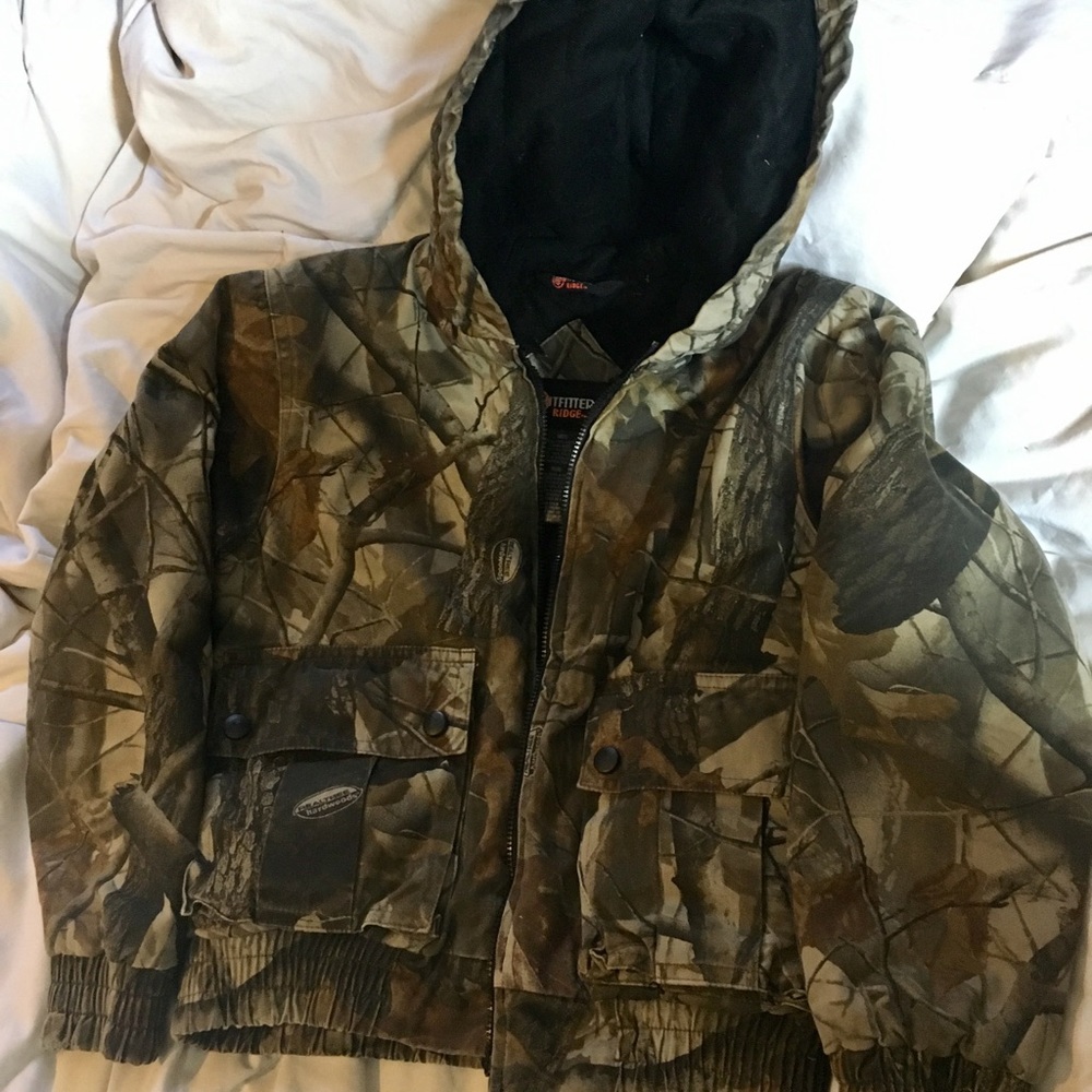 Boys camo coat